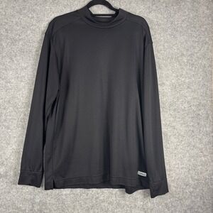 Callaway Golf Mock Neck Shirt Mens XL Black Long Sleeve Performance CX16310